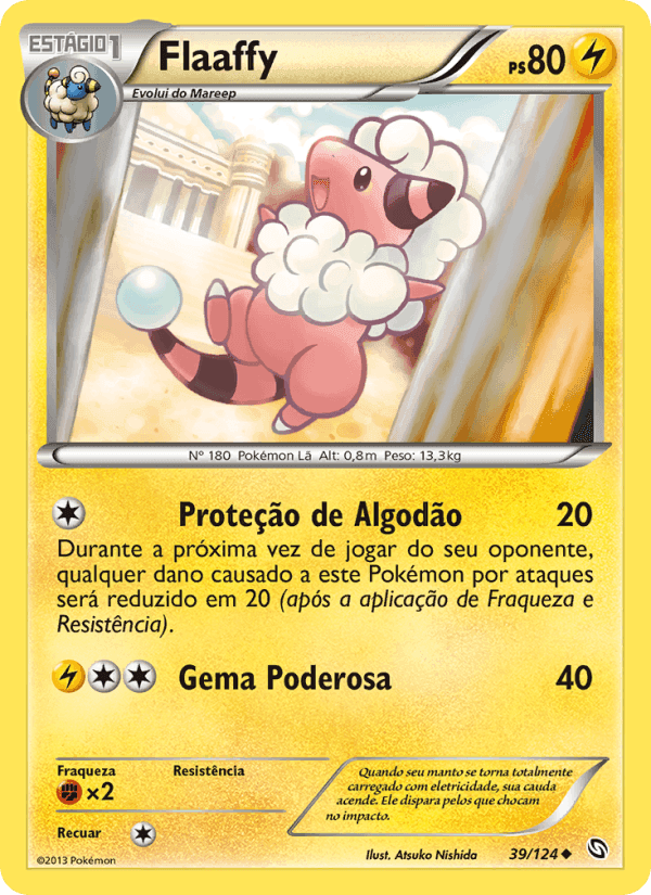 Flaaffy, carte 39 de Dragões Enaltecidos