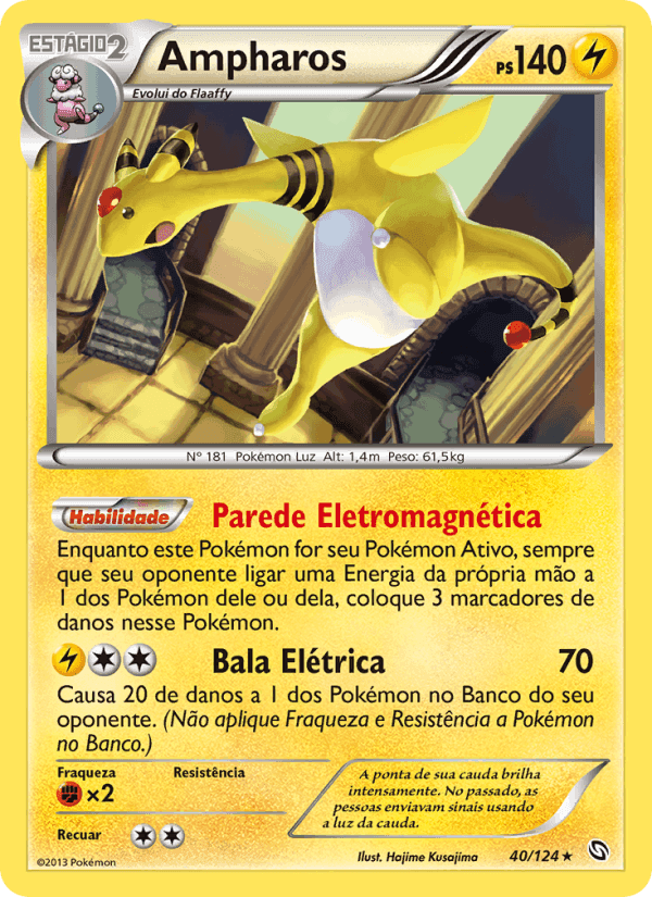Ampharos, carta 40 de Dragões Enaltecidos