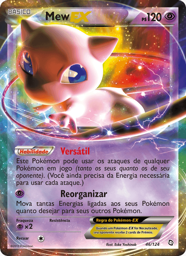 Mew-EX, carte 46 de Dragões Enaltecidos