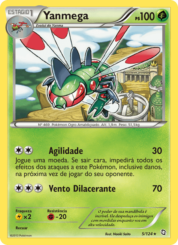 Yanmega, carta 5 de Dragões Enaltecidos