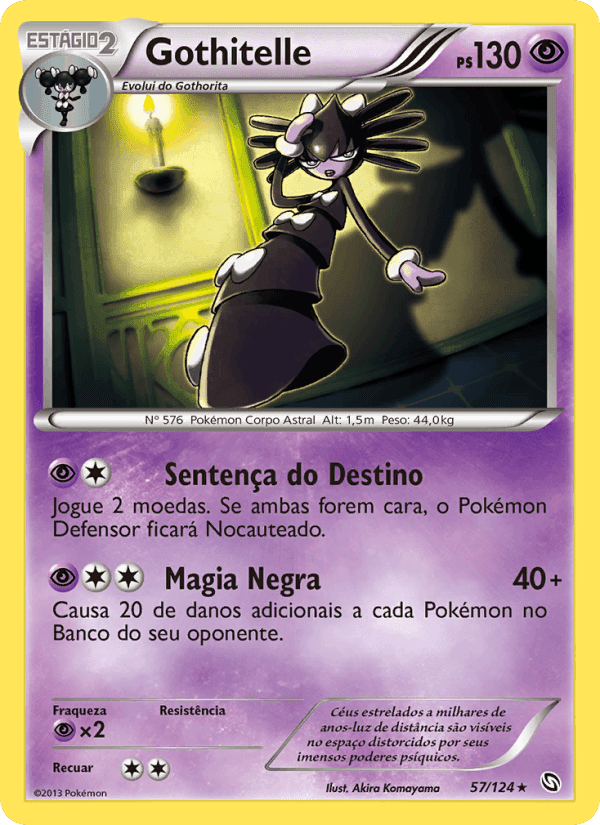 Gothitelle, carte 57 de Dragões Enaltecidos