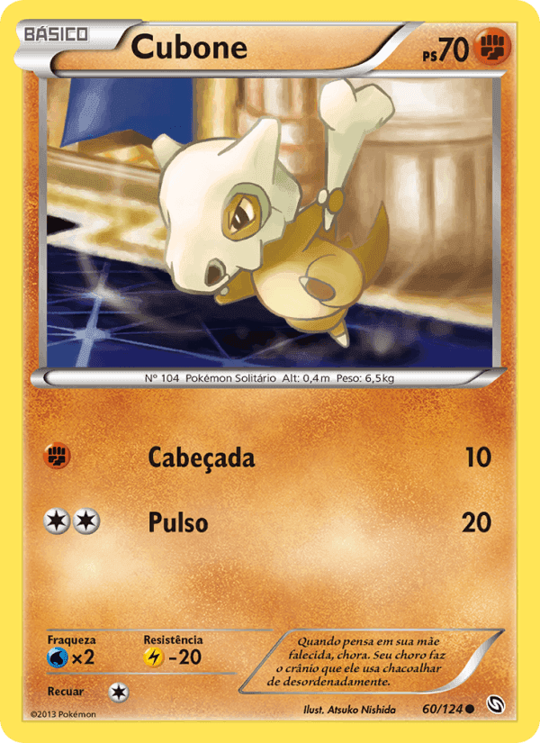 Cubone, carte 60 de Dragões Enaltecidos