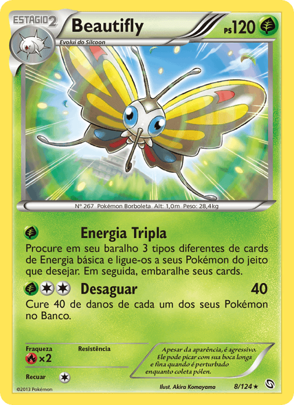 Beautifly, carta 8 di Dragões Enaltecidos