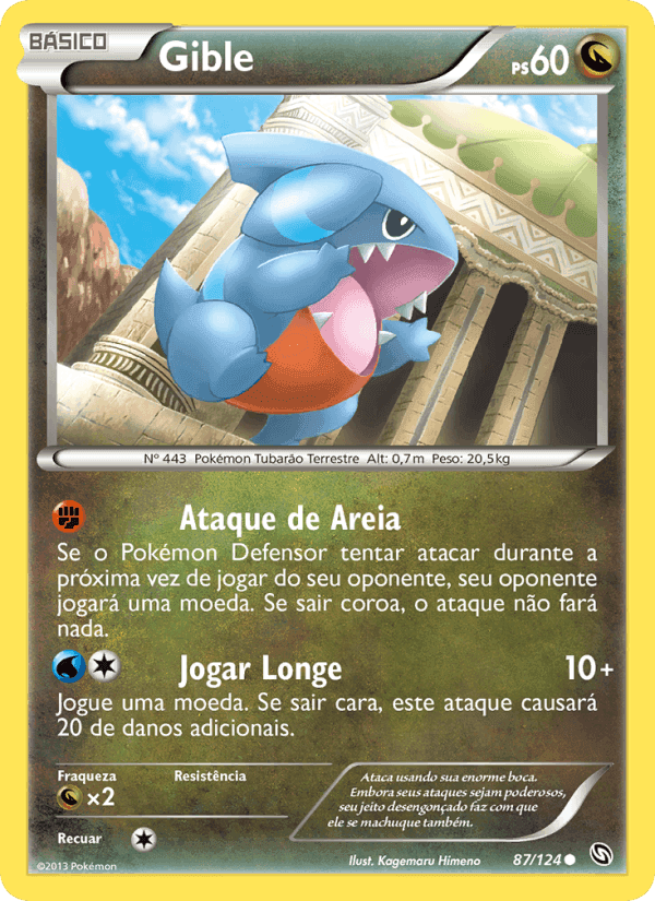 Dragões Enaltecidos の 87 番、Gible