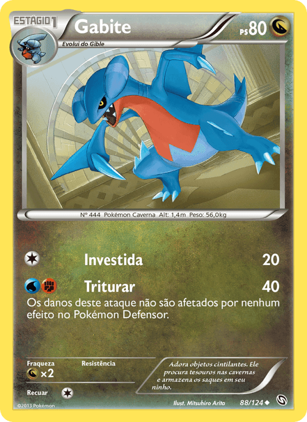 Gabite, card 88 from Dragões Enaltecidos
