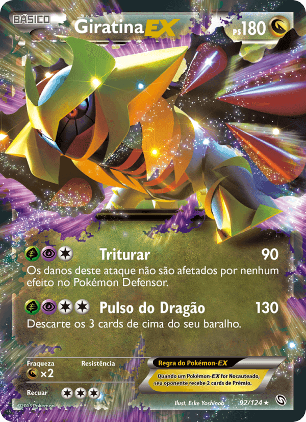 Giratina-EX, card 92 from Dragões Enaltecidos
