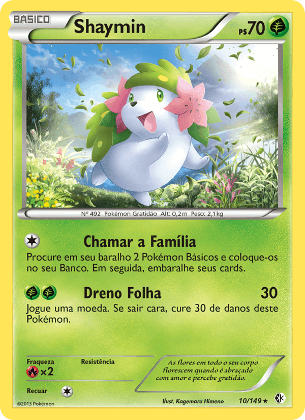 Shaymin, carte 10 de Fronteiras Cruzadas