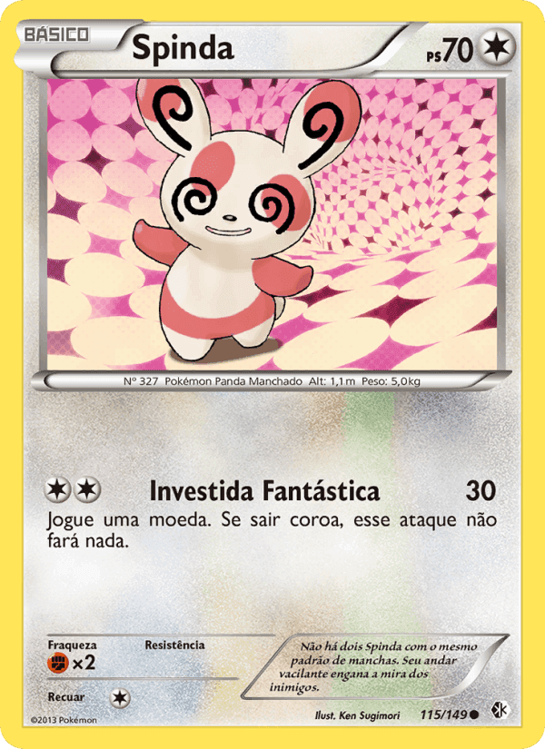 Spinda, card 115 from Fronteiras Cruzadas