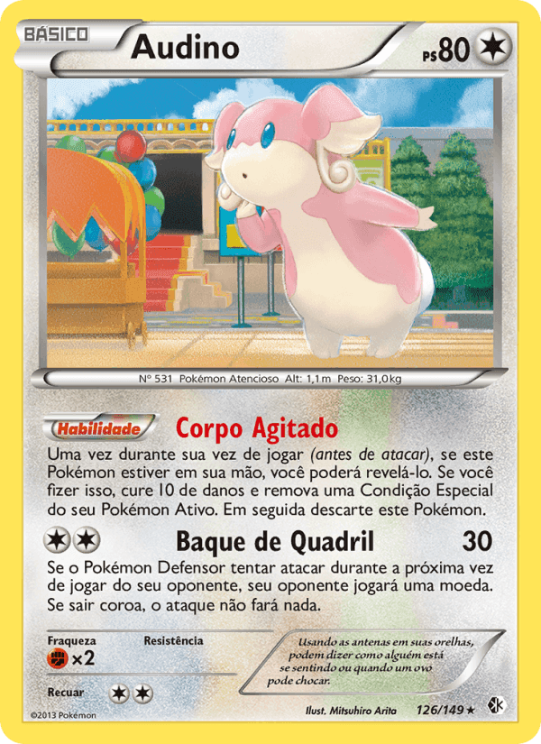 Audino, carta 126 de Fronteiras Cruzadas