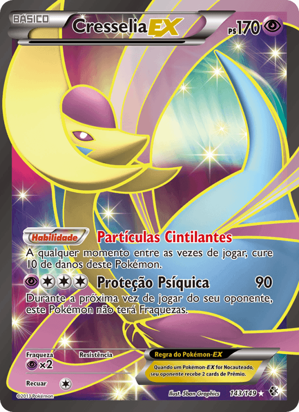 Cresselia-EX, carta 143 de Fronteiras Cruzadas
