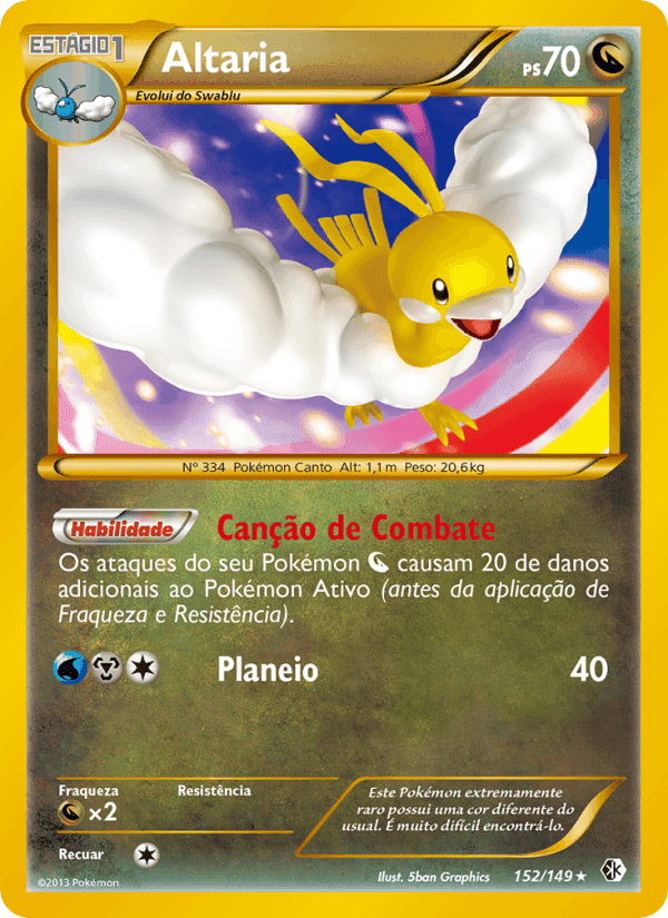 Altaria, card 152 from Fronteiras Cruzadas