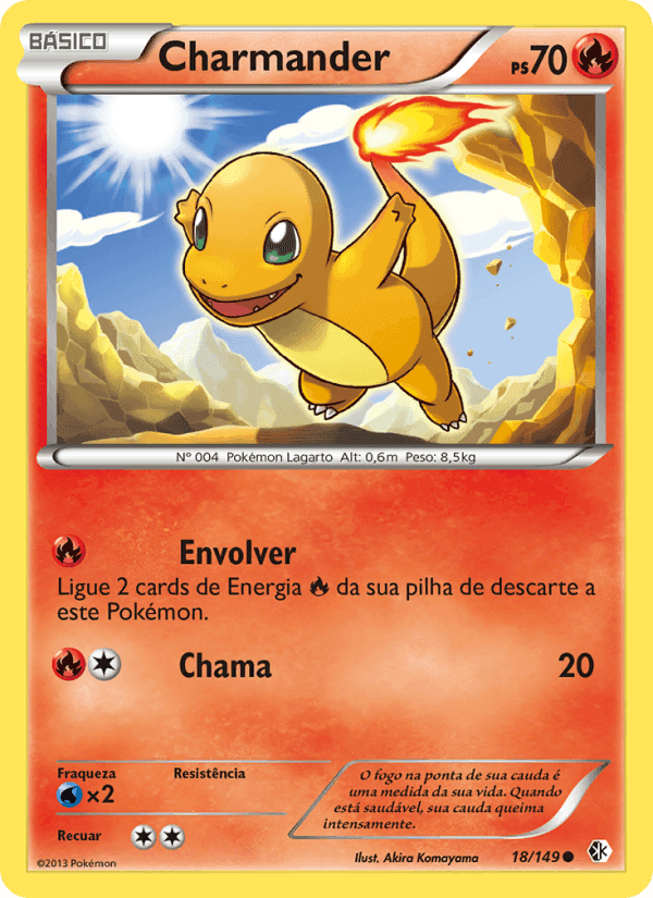 Charmander, carta 18 de Fronteiras Cruzadas