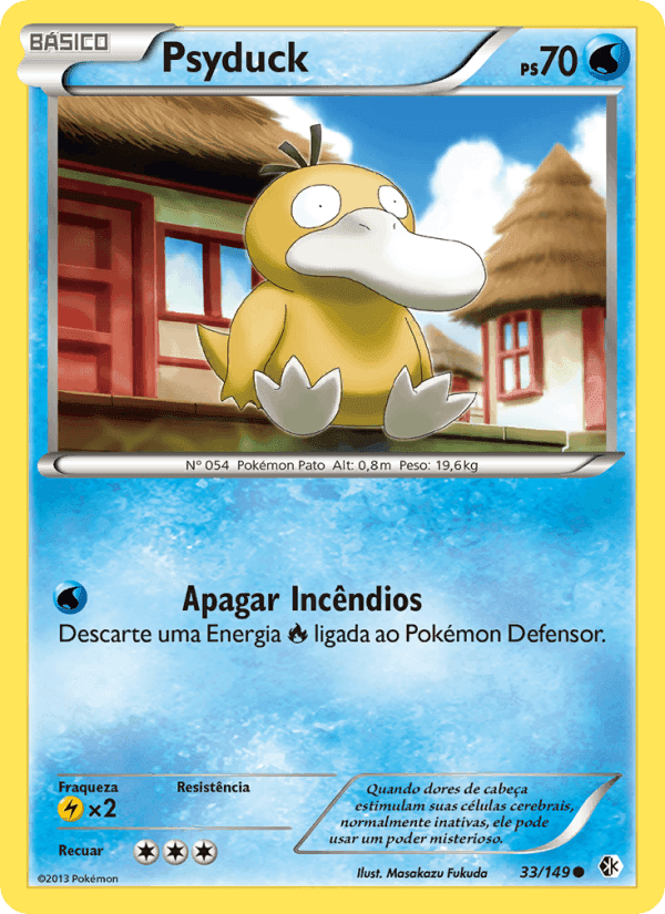Psyduck, carta 33 de Fronteiras Cruzadas