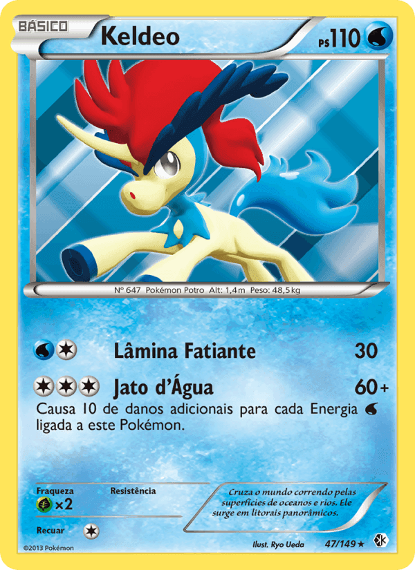 Keldeo, carta 47 de Fronteiras Cruzadas