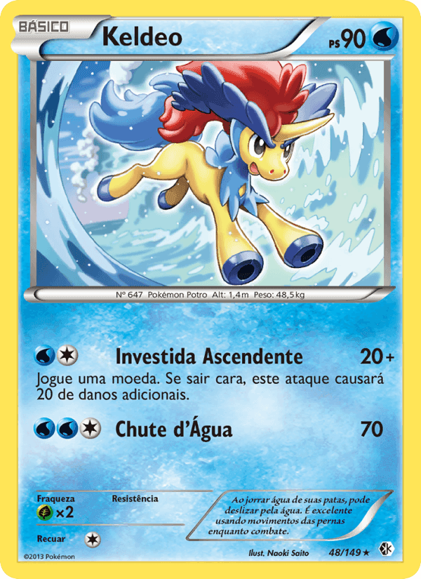 Keldeo, carta 48 de Fronteiras Cruzadas