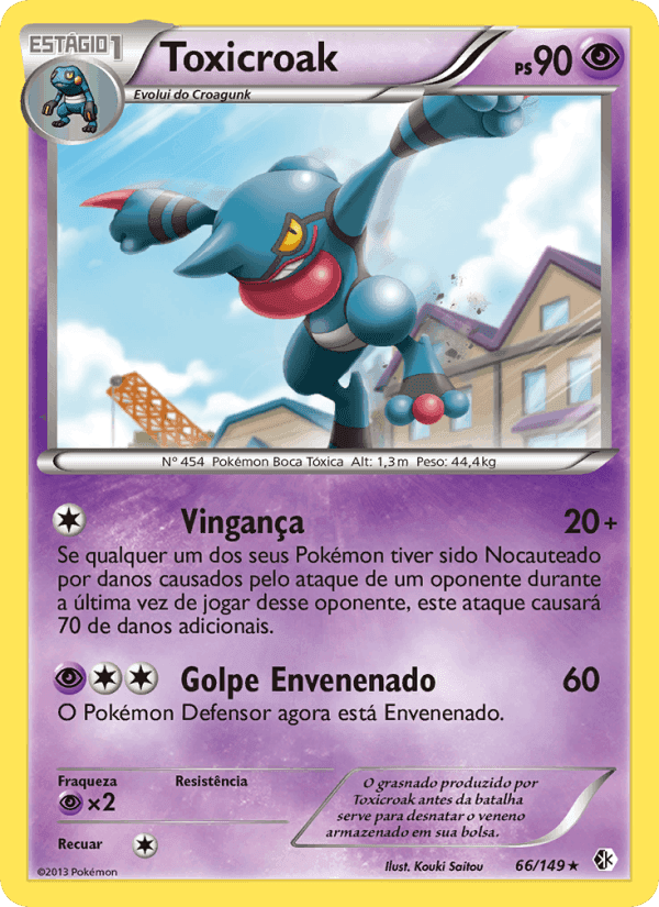 Toxicroak, carte 66 de Fronteiras Cruzadas