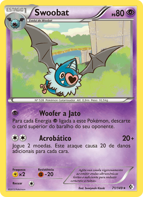 Swoobat, card 71 from Fronteiras Cruzadas