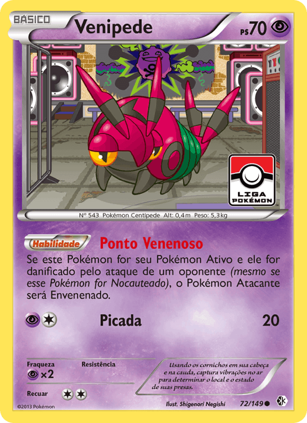 Venipede, carta 72 de Fronteiras Cruzadas