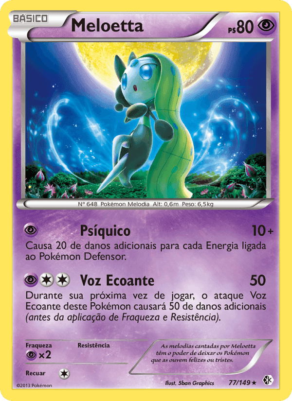 Meloetta, carta 77 de Fronteiras Cruzadas
