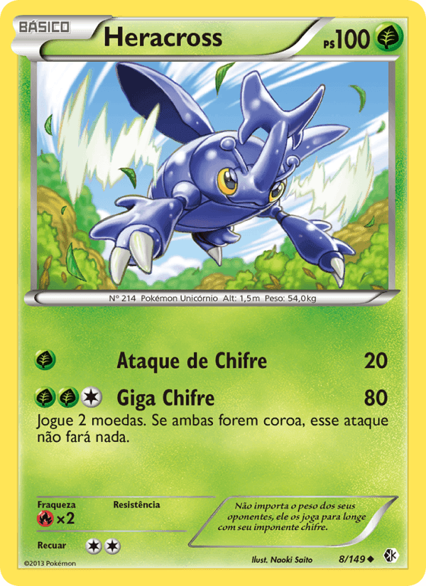 Heracross, carta 8 de Fronteiras Cruzadas