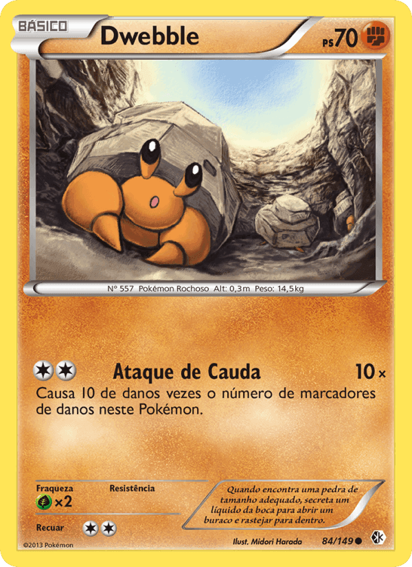 Dwebble, card 84 from Fronteiras Cruzadas