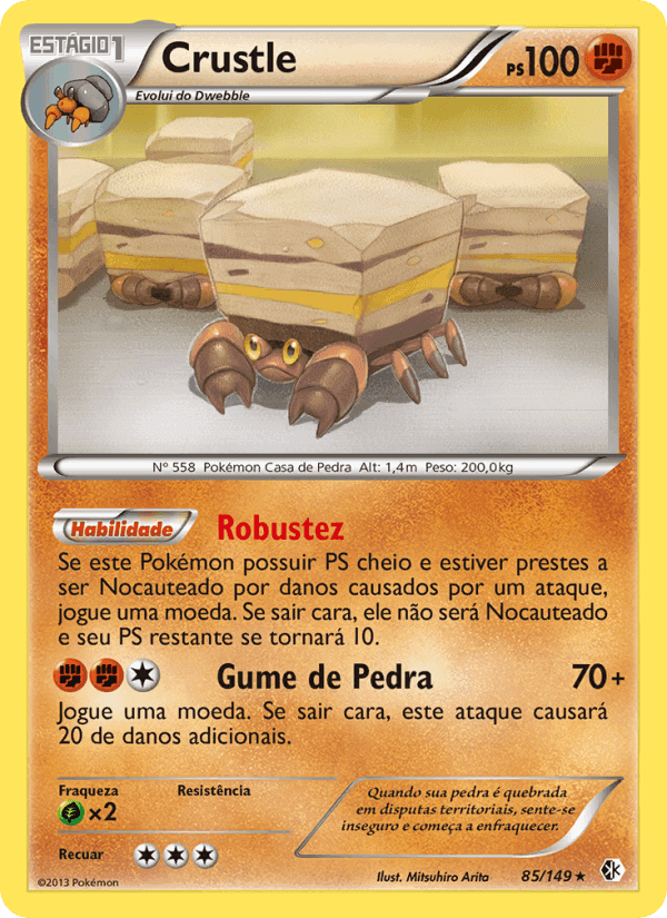 Crustle, card 85 from Fronteiras Cruzadas