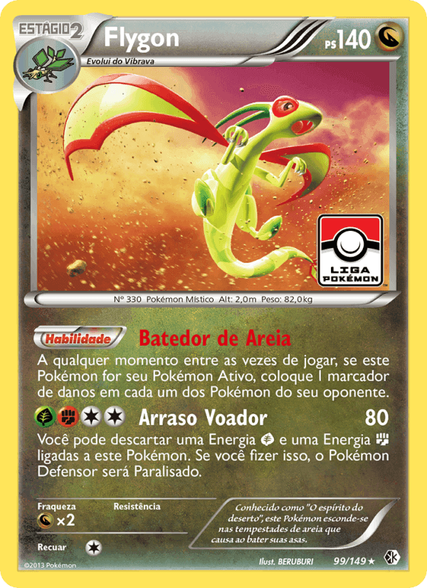Flygon, carte 99 de Fronteiras Cruzadas