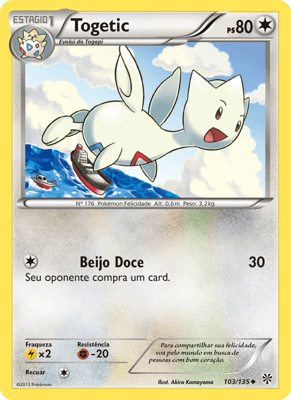 Togetic, carta 103 de Tempestade de Plasma