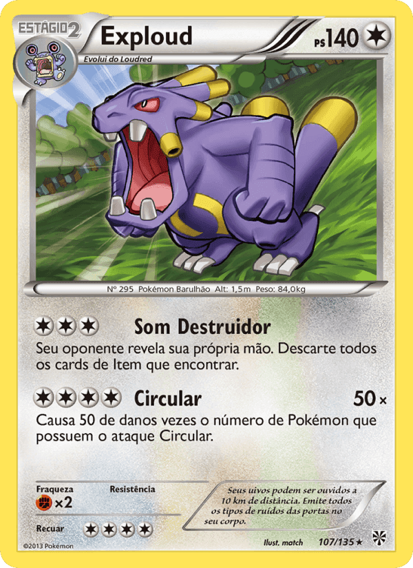 Exploud, carta 107 de Tempestade de Plasma