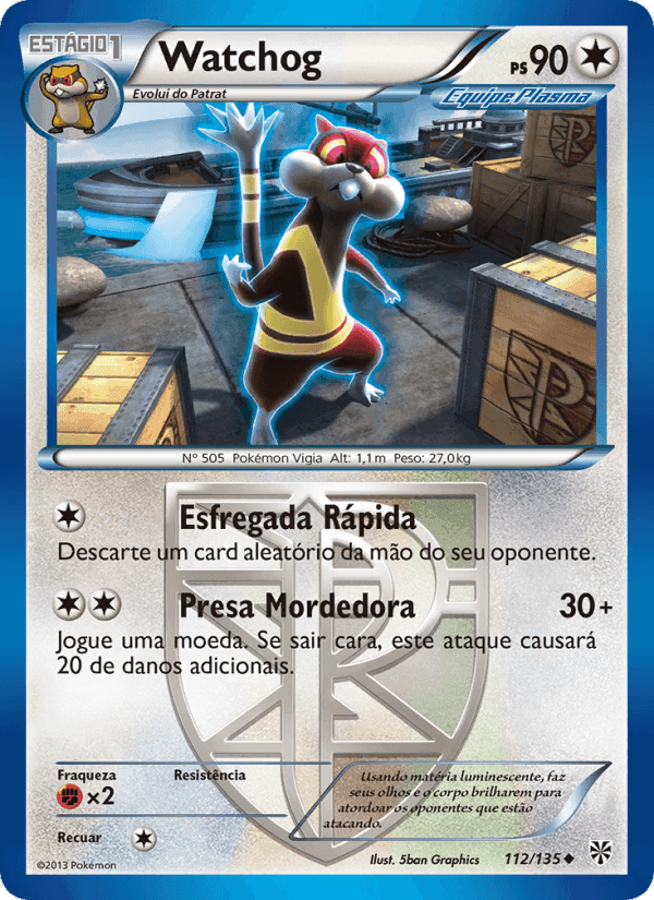 Watchog, card 112 from Tempestade de Plasma