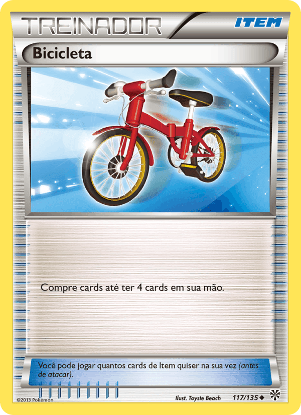 Bicicleta, carta 117 de Tempestade de Plasma