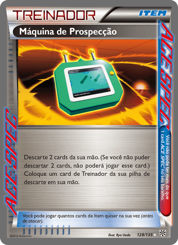Máquina de Prospecção, card 128 from Tempestade de Plasma