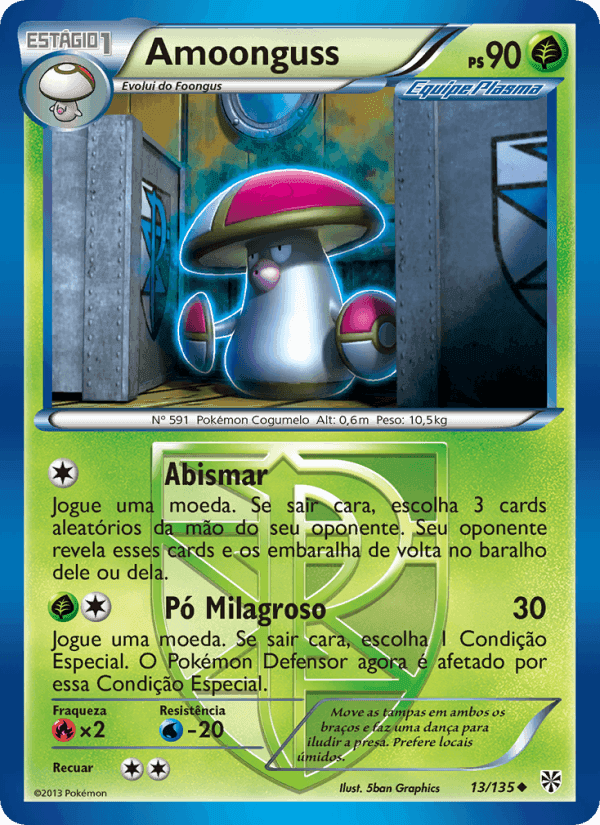 Amoonguss, carta 13 de Tempestade de Plasma