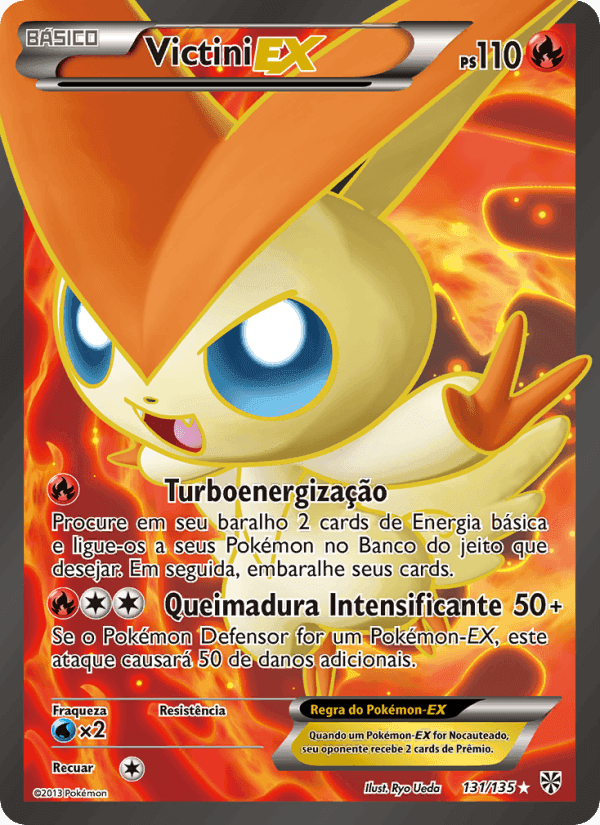 Victini-EX, carta 131 de Tempestade de Plasma