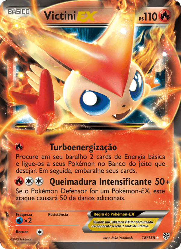 Victini-EX, carta 18 de Tempestade de Plasma