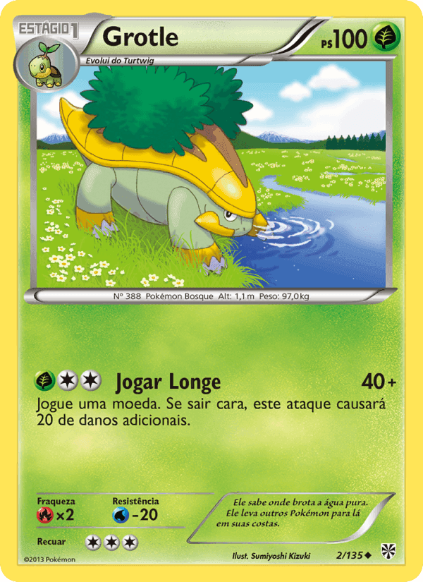 Grotle, carta 2 de Tempestade de Plasma