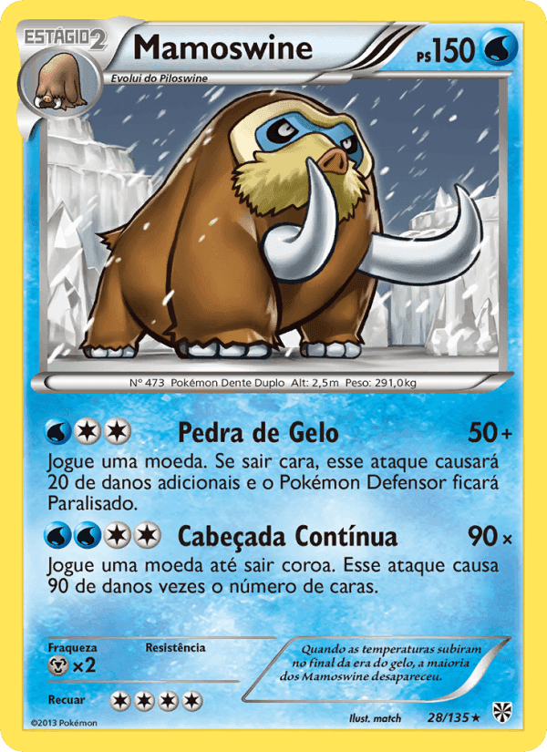 Mamoswine, carta 28 de Tempestade de Plasma