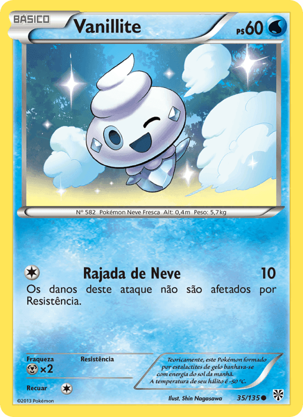 Vanillite, carta 35 di Tempestade de Plasma