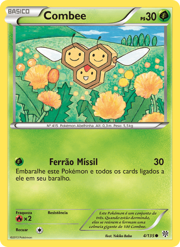 Combee, carte 4 de Tempestade de Plasma
