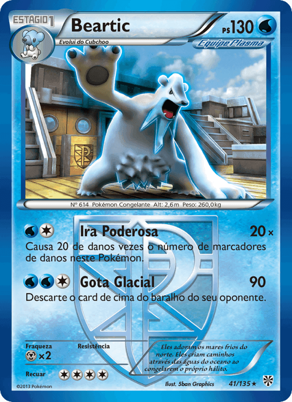 Beartic, carta 41 de Tempestade de Plasma