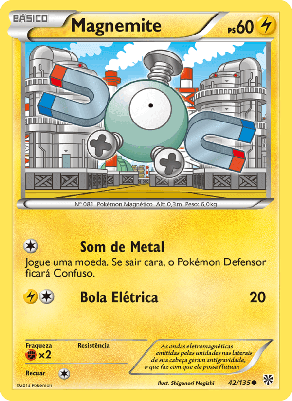 Magnemite, carta 42 de Tempestade de Plasma