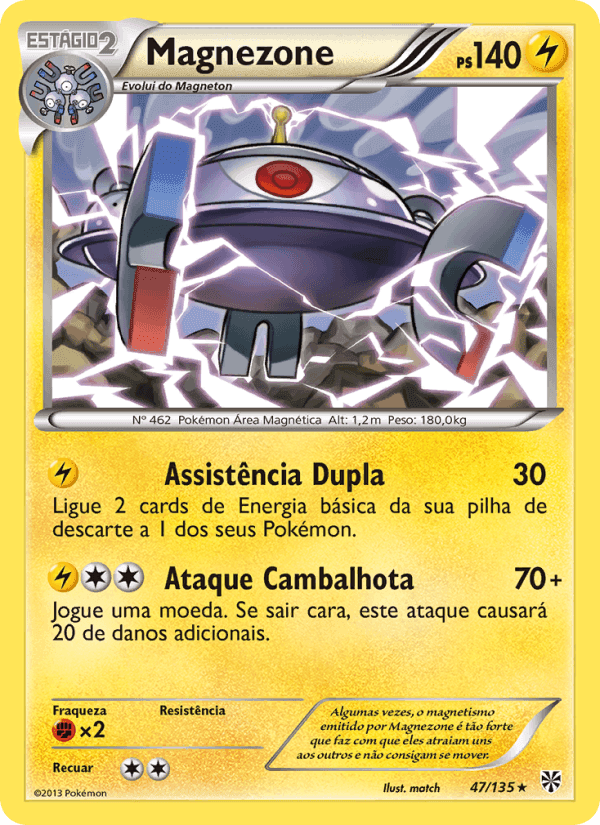 Magnezone, carta 47 de Tempestade de Plasma
