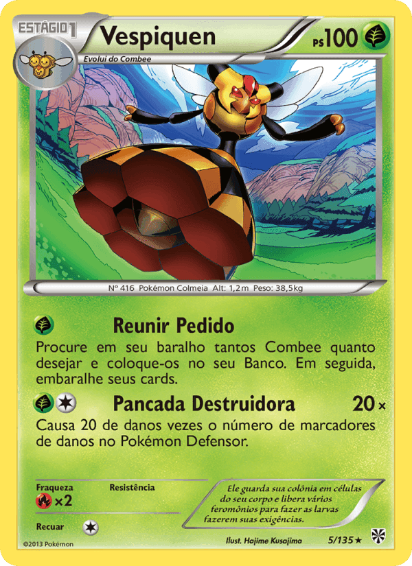 Vespiquen, carta 5 di Tempestade de Plasma