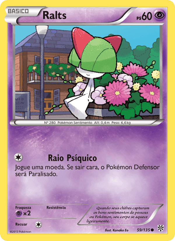 Ralts, carta 59 de Tempestade de Plasma