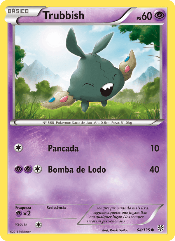Trubbish, carta 64 de Tempestade de Plasma