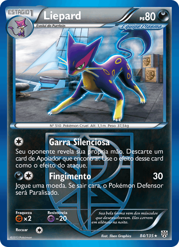 Liepard, carta 84 de Tempestade de Plasma