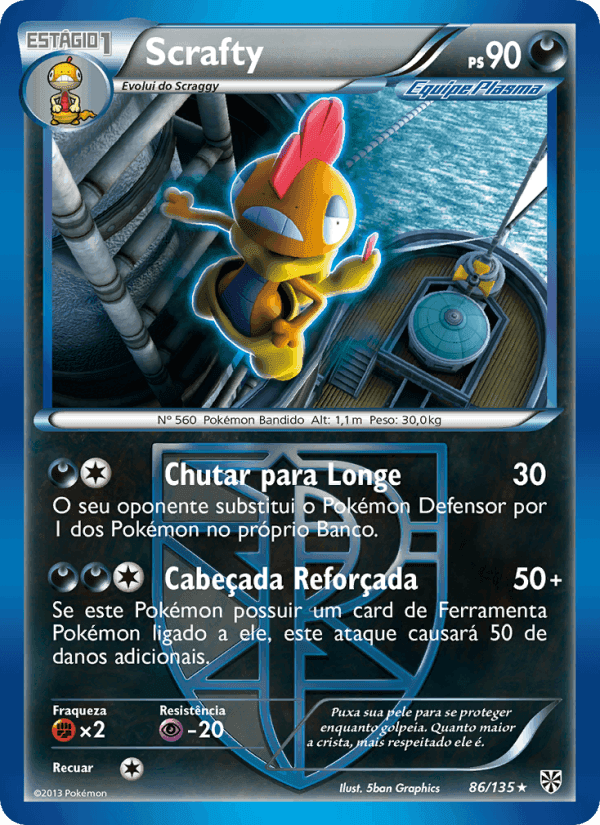 Scrafty, carta 86 de Tempestade de Plasma