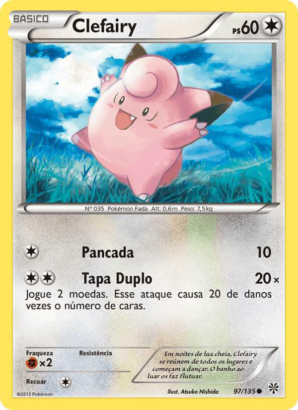Clefairy, carta 97 de Tempestade de Plasma