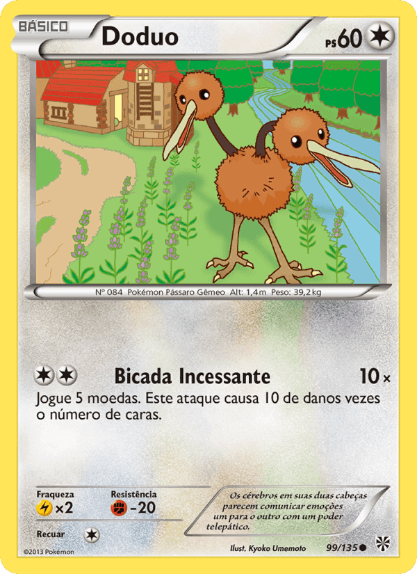 Doduo, carta 99 de Tempestade de Plasma