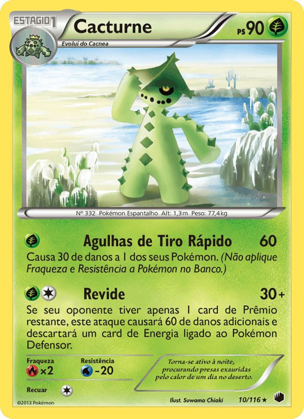 Cacturne, carte 10 de Congelamento de Plasma